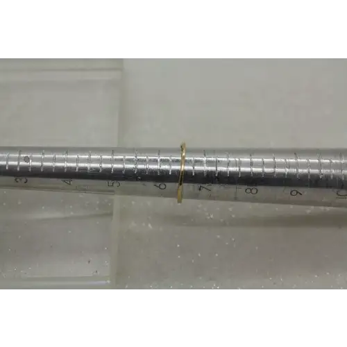 Vintage 14k Y.G. Marquise Cut BLUE DIAMOND SOLITAIRE w/ acc. size 6.5