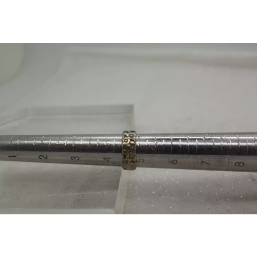 Vintage .925 S.S. FLORAL DESIGN BAND ring size 4.75