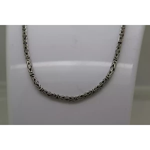 Vintage .925 Sterling Silver BALINESE BYZANTINE necklace 16