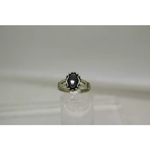 Vintage Sterling Silver SOUTHWESTERN HEMATITE ring size 6.75