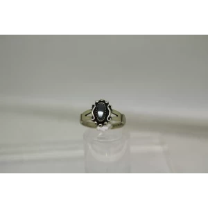 Vintage Sterling Silver SOUTHWESTERN HEMATITE ring size 6.75