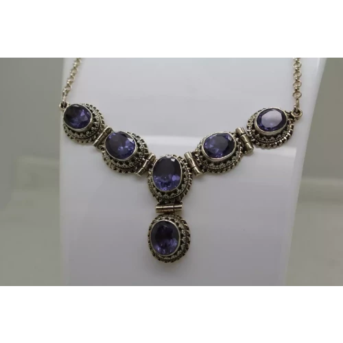 Vtg. .925 S.S. LAB GROWN ALEXANDRITE 