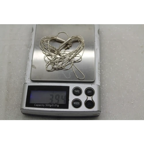 Vtg. .925 S.S. SOUTHWESTER STYLE LIQUID SILVER LOOP DESIGN Dangles