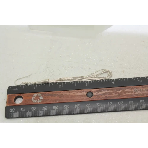 Vtg. .925 S.S. SOUTHWESTER STYLE LIQUID SILVER LOOP DESIGN Dangles