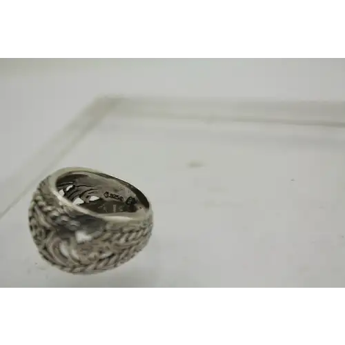 Vtg. CAROLYN POLLACK RELIOS .925 S.S. OPEN SCROLL ring size 8