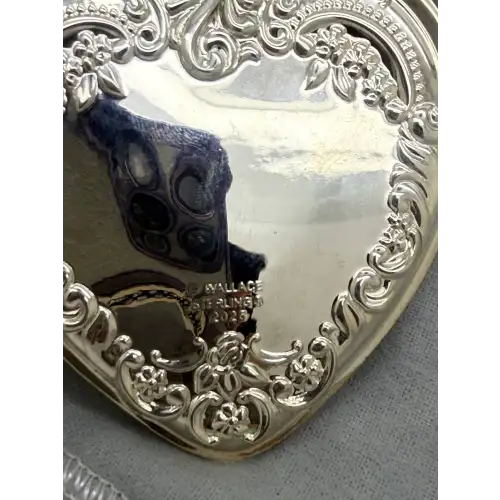 WALLACE .925 S.S. 2025 34th ED. GRANDE BAROQUE HEART ornament