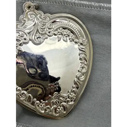 WALLACE .925 S.S. 2025 34th ED. GRANDE BAROQUE HEART ornament